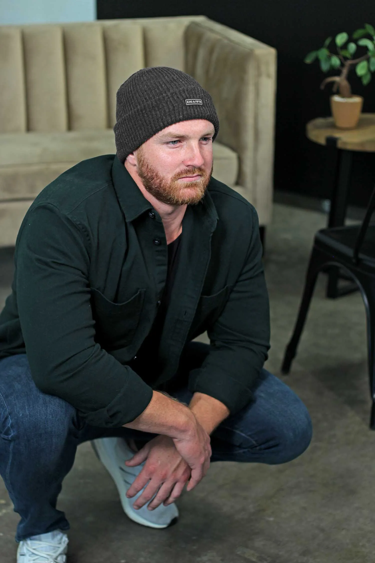 Mens Slouchy Beanie - The Forte