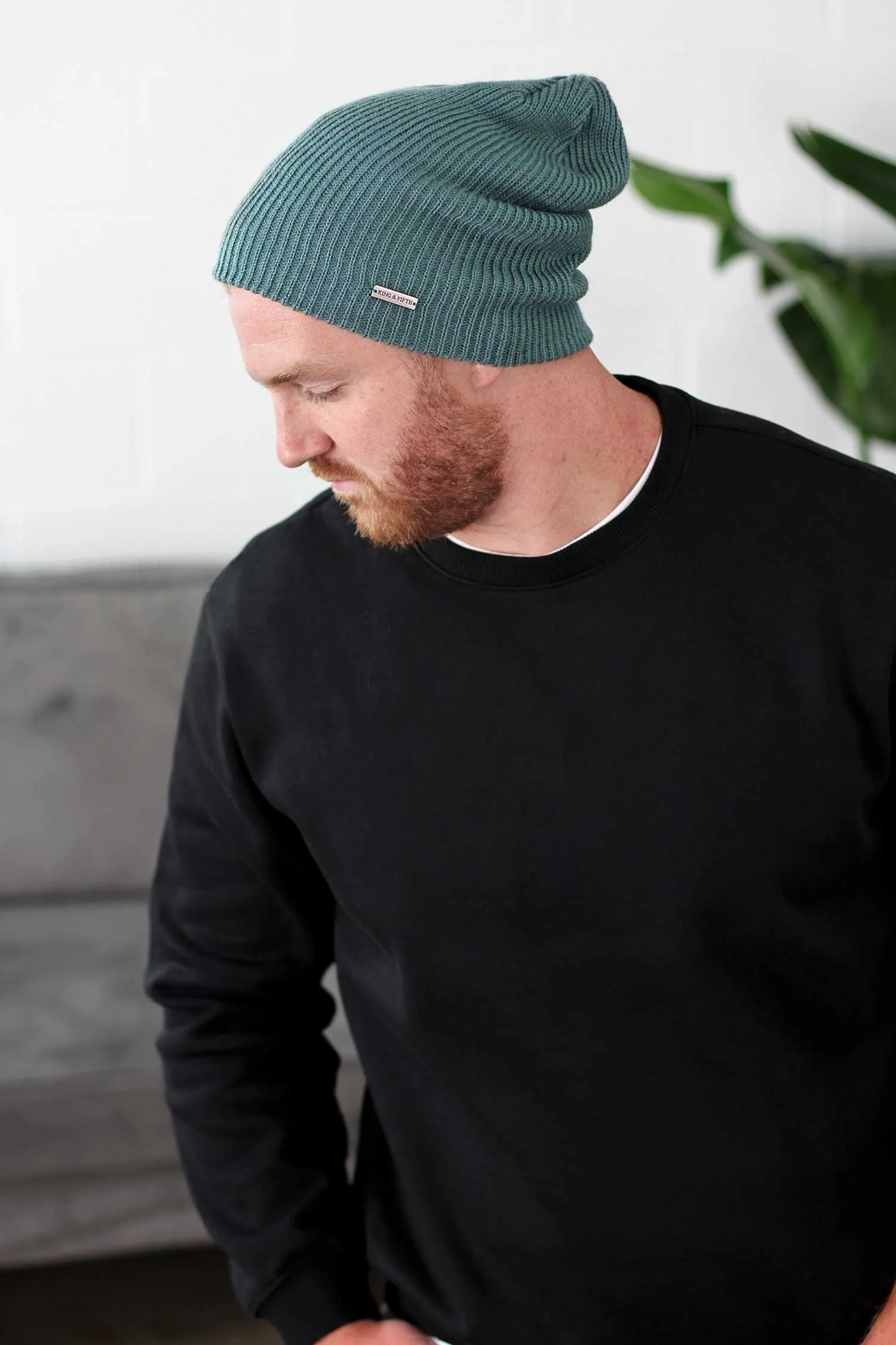 Mens Slouchy Beanie - The Forte