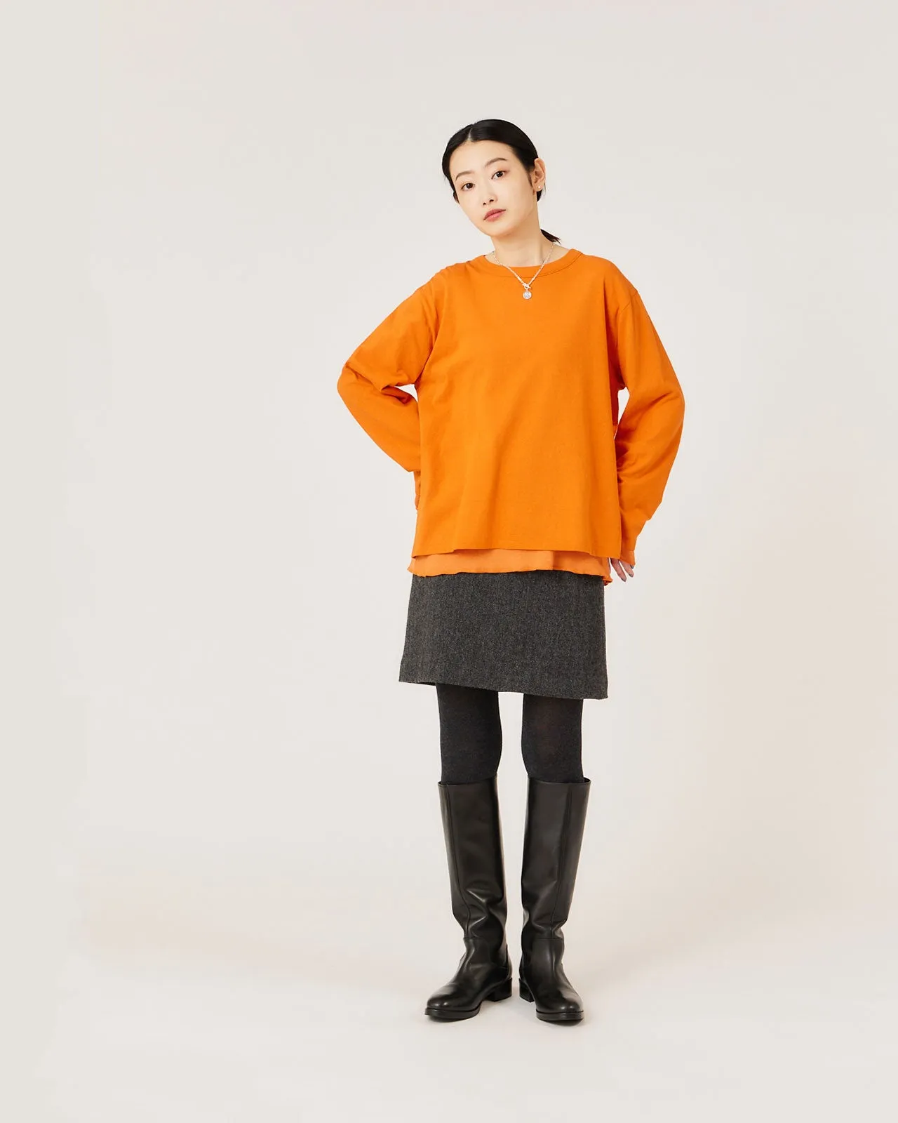 MEYAME DOUBLE LONG SLEEVE TEE