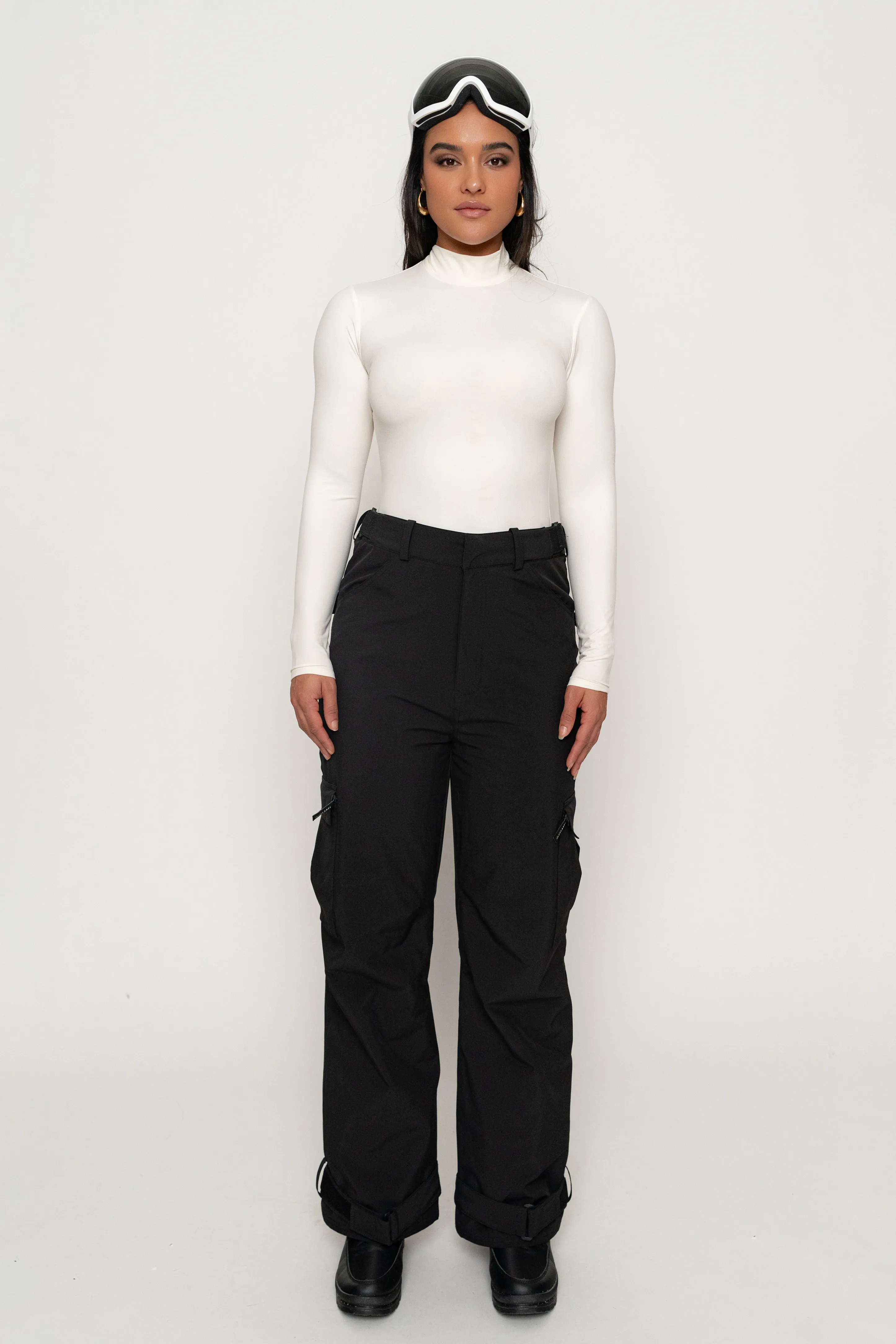 Milk Turtleneck Long Sleeve Top