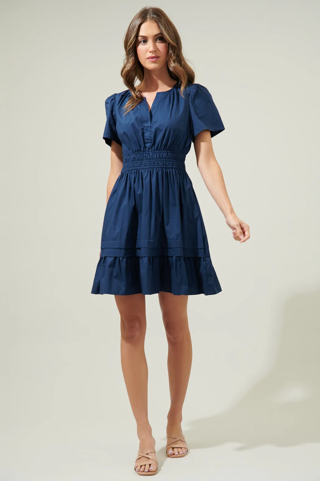 Miller Split Neck Dress