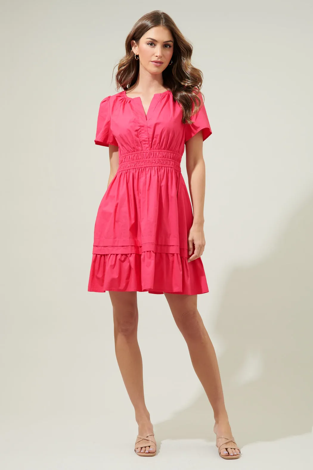 Miller Split Neck Dress