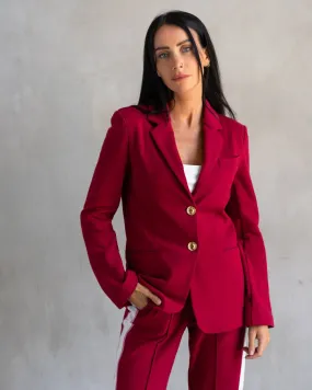 Morrison Interlock Blazer Bordeaux