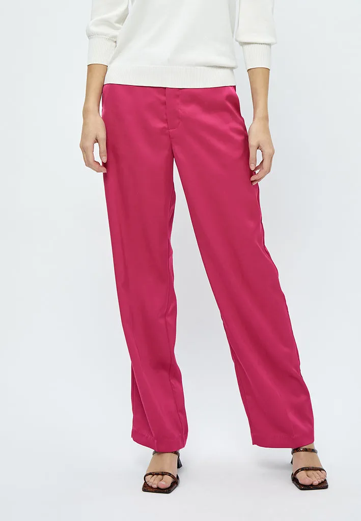 MSJustina Sateen Pants - Super Pink