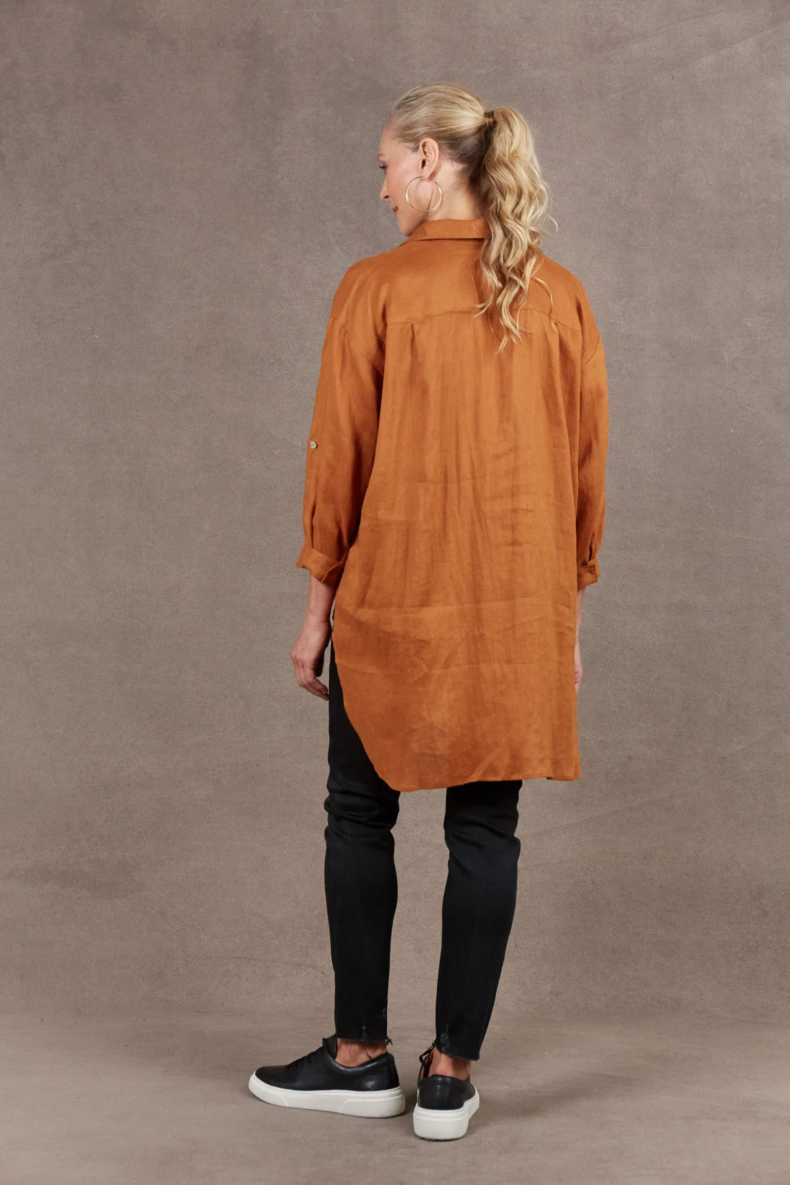 Nama Frill Shirt - Ochre