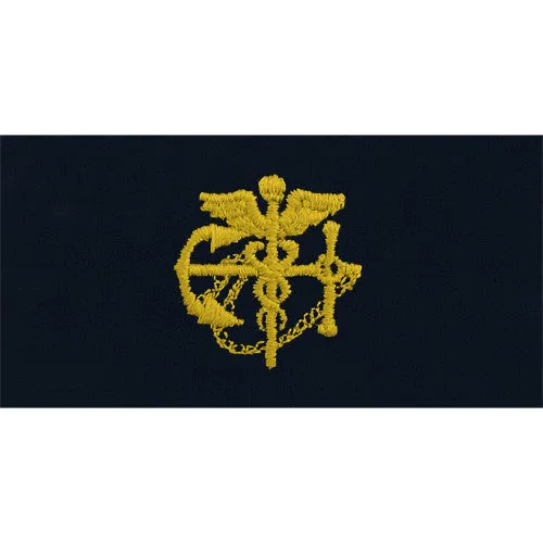 Navy Public Health Service PHS Collar Device: Anchor with Caduceus - coverall