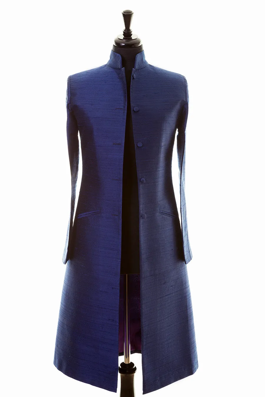 Nehru Coat in Midnight Blue - In Stock Sale