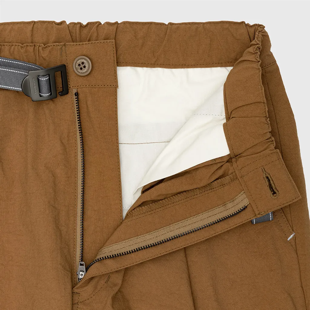 NYLON CHINO TUCK TAPERED PANTS