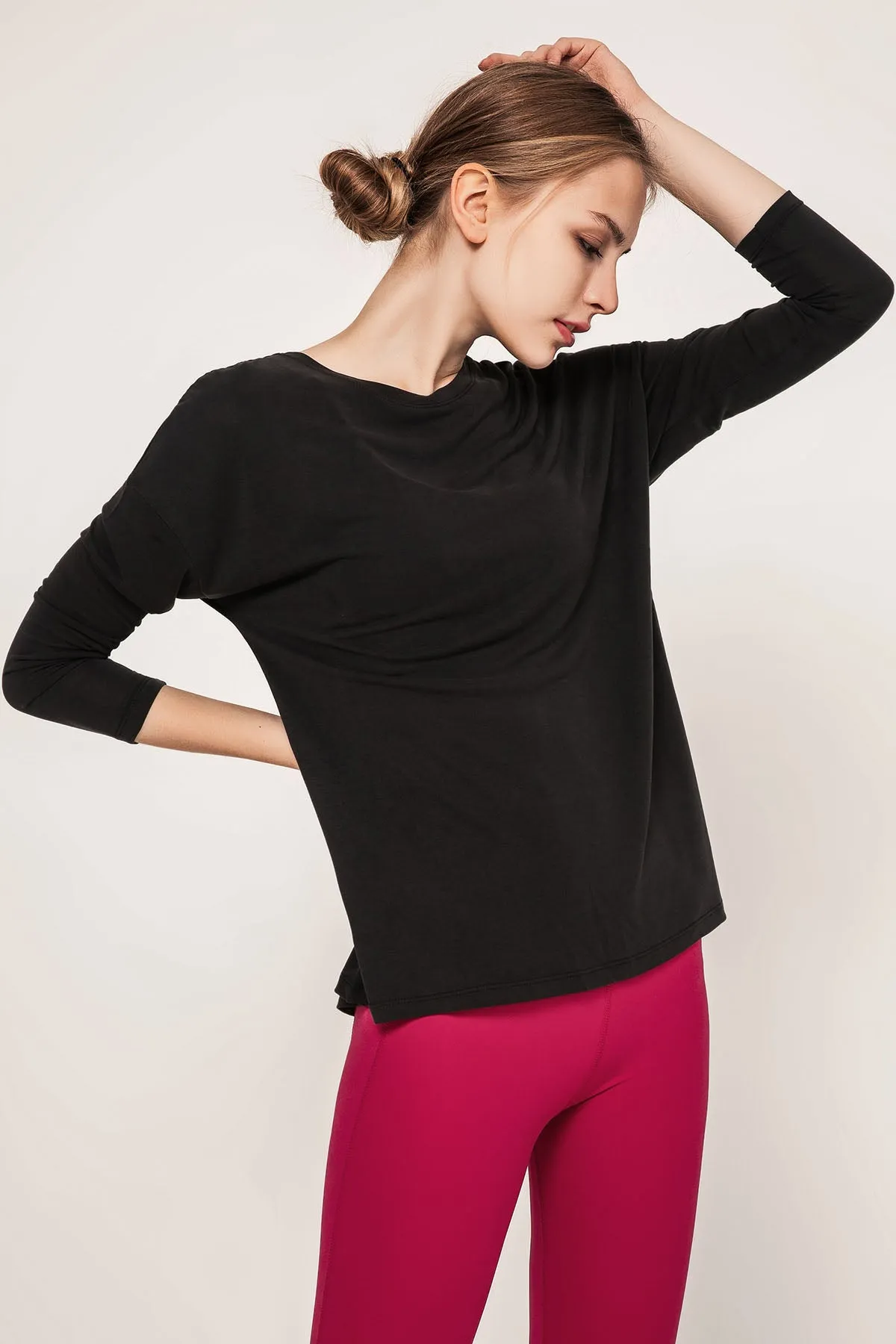 Open Back Long Sleeve Shirts