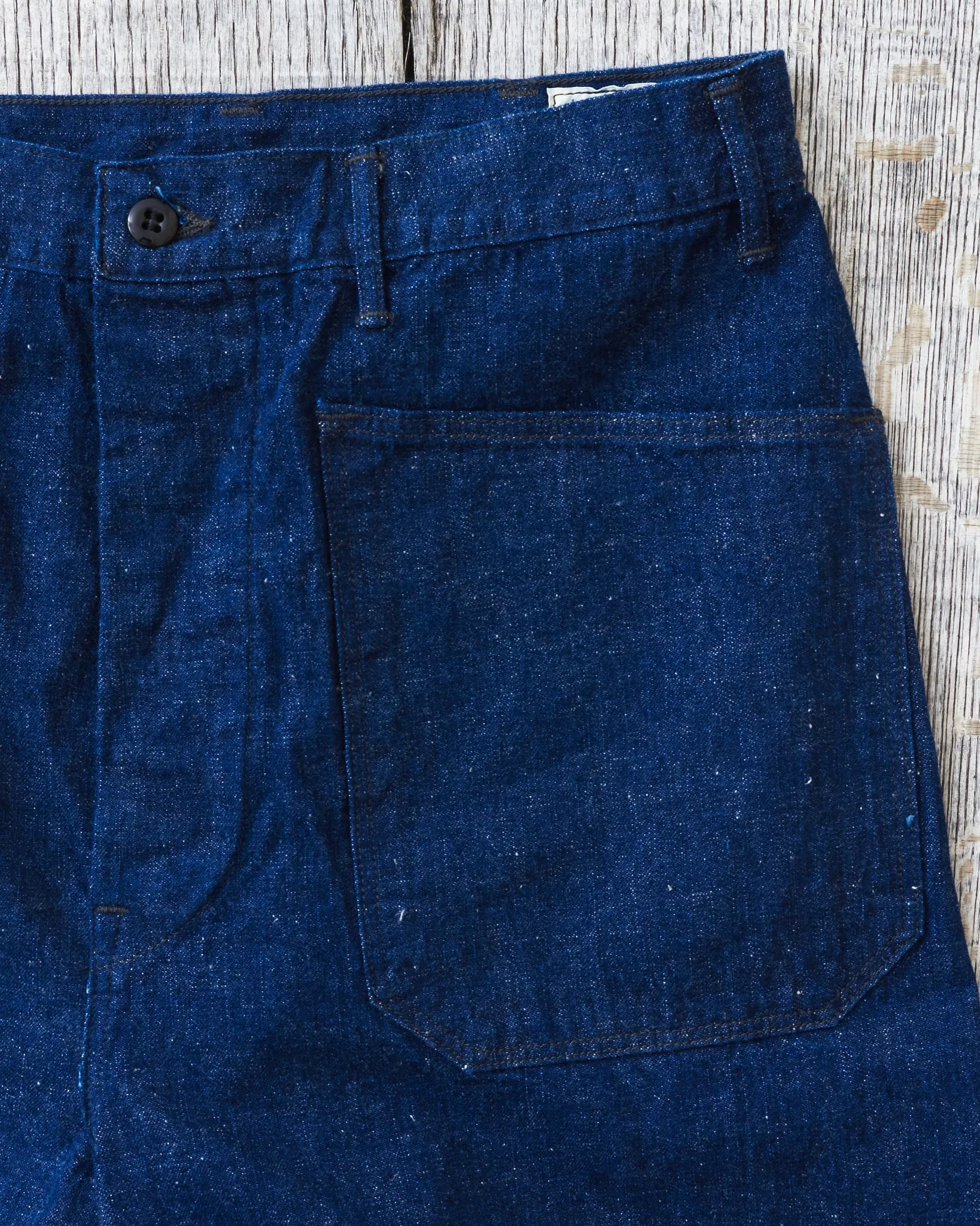 OrSlow Piped Straight Denim Pants