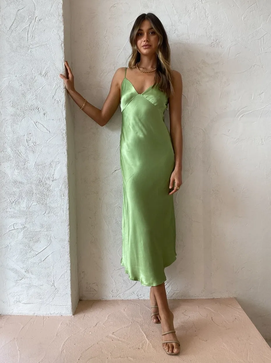 Ownley Dina Dress in Kiwi