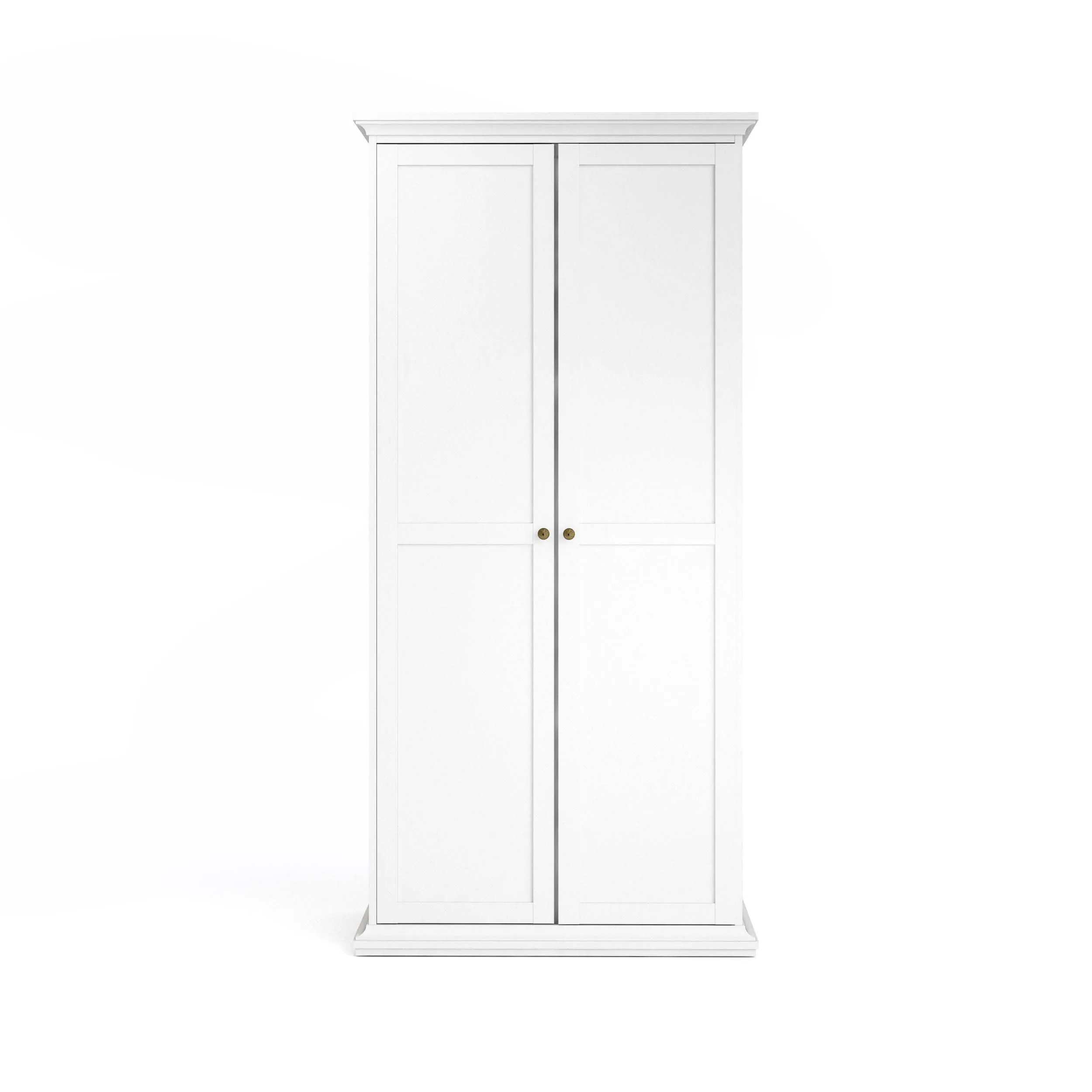 Paris Wardrobe with 2 Doors - White