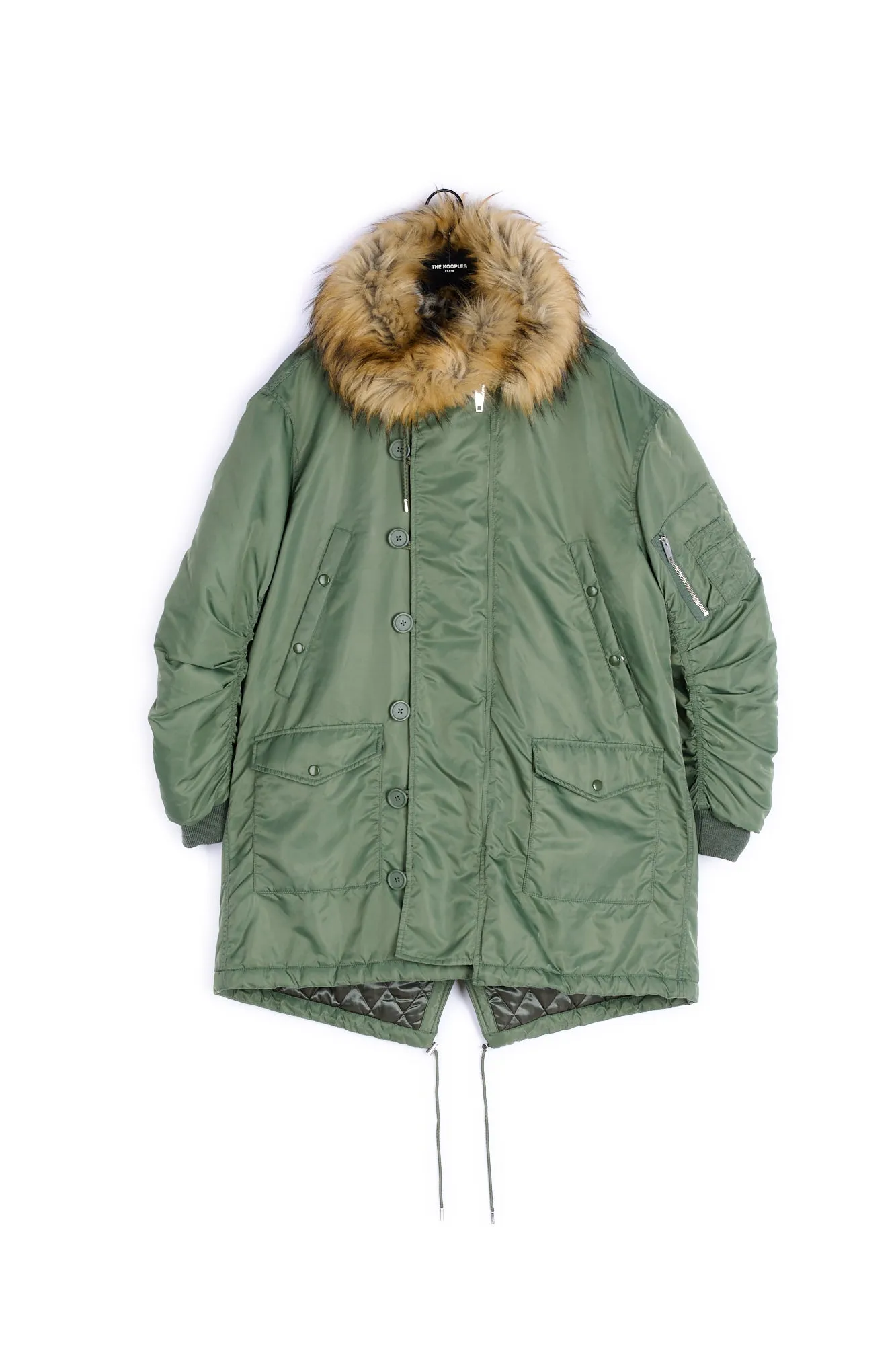 Parka oversize kaki