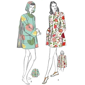 PDF - 1940s Pattern, 'Rita' Flared Beachwear Coat, Optional Hood -  Bust 36” (91cm) - Instantly  Print at Home