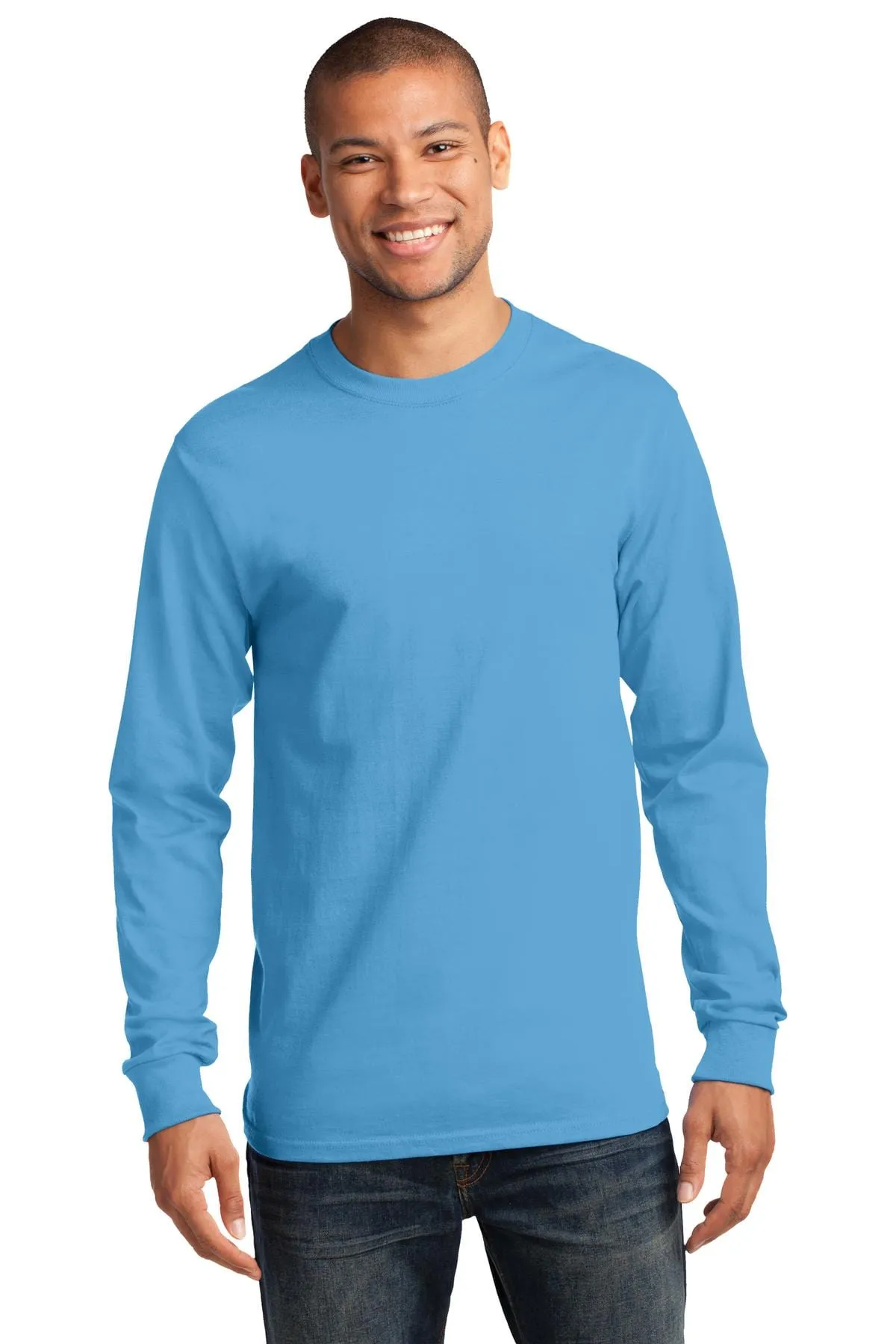 Port & Company ®  - Tall Long Sleeve Essential Tee. PC61LST, Basic Colors