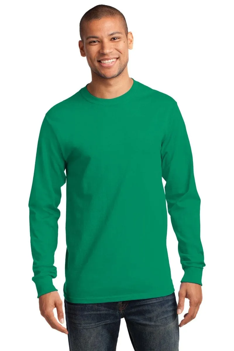 Port & Company ®  - Tall Long Sleeve Essential Tee. PC61LST, Basic Colors