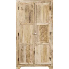 Puro Natural Mango Wood Wardrobe