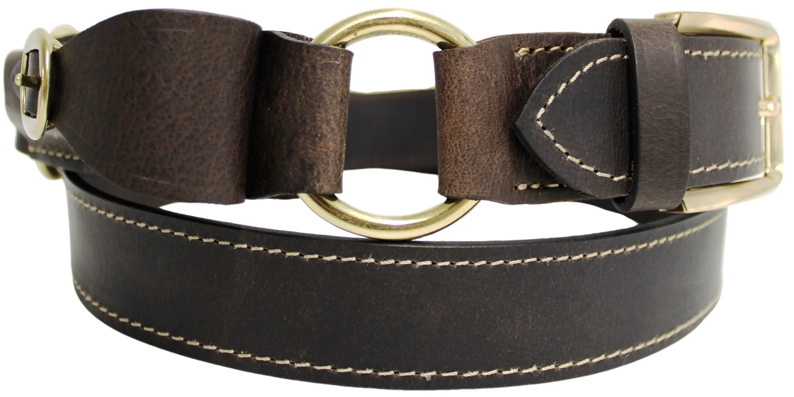 Quality Full Grain Leather Hobble Belt. Colour: Brown. Style No: 42029.