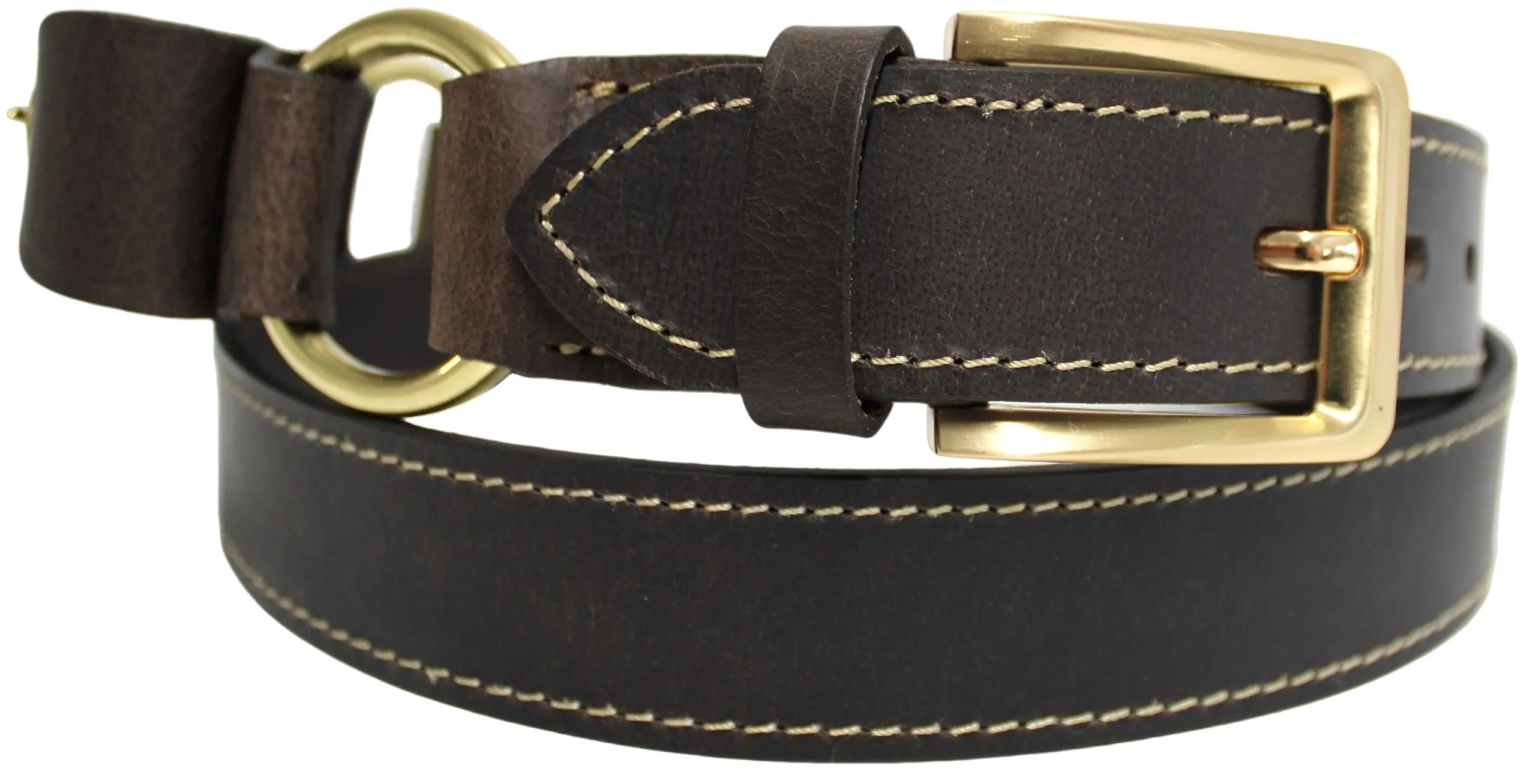 Quality Full Grain Leather Hobble Belt. Colour: Brown. Style No: 42029.