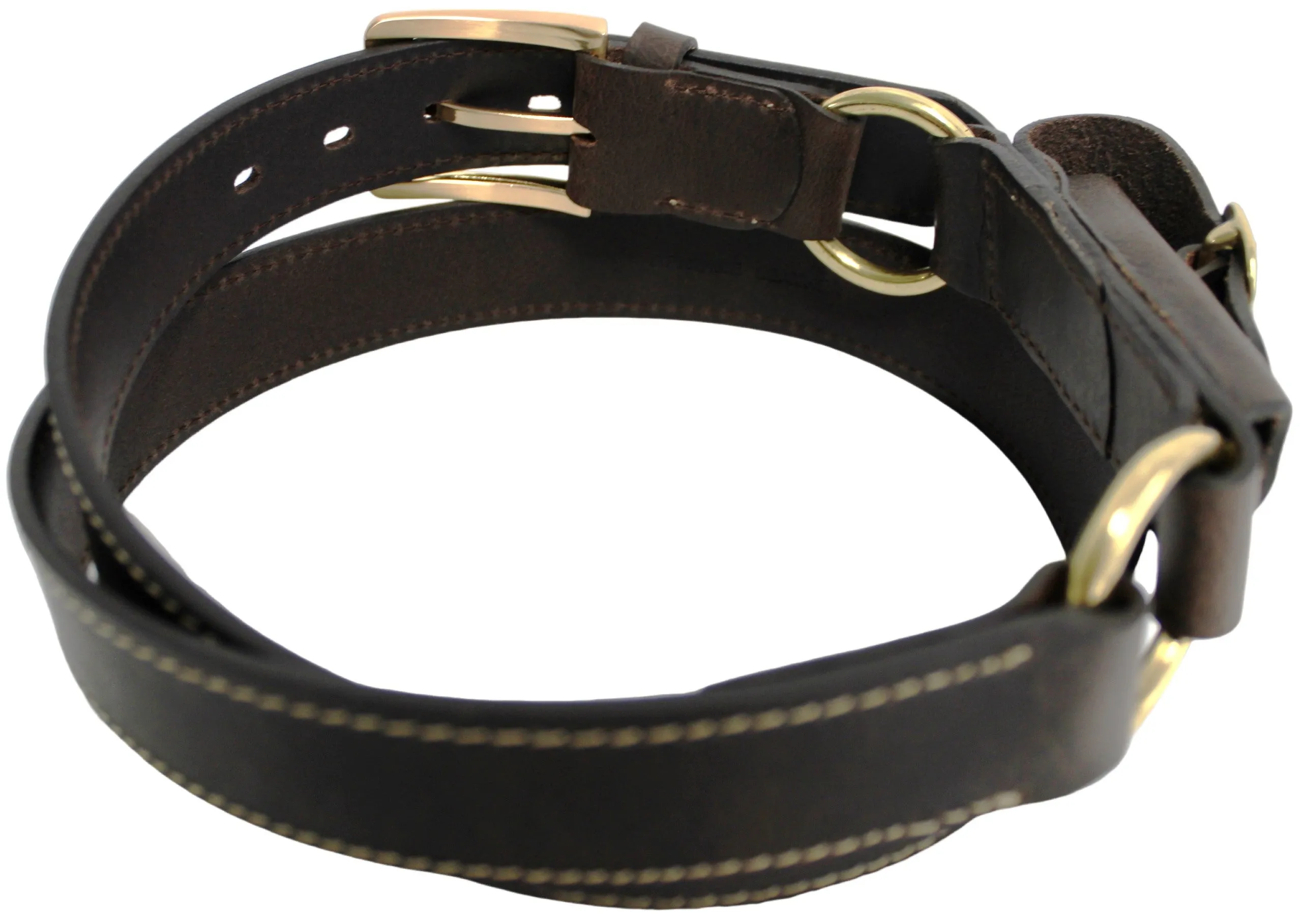 Quality Full Grain Leather Hobble Belt. Colour: Brown. Style No: 42029.