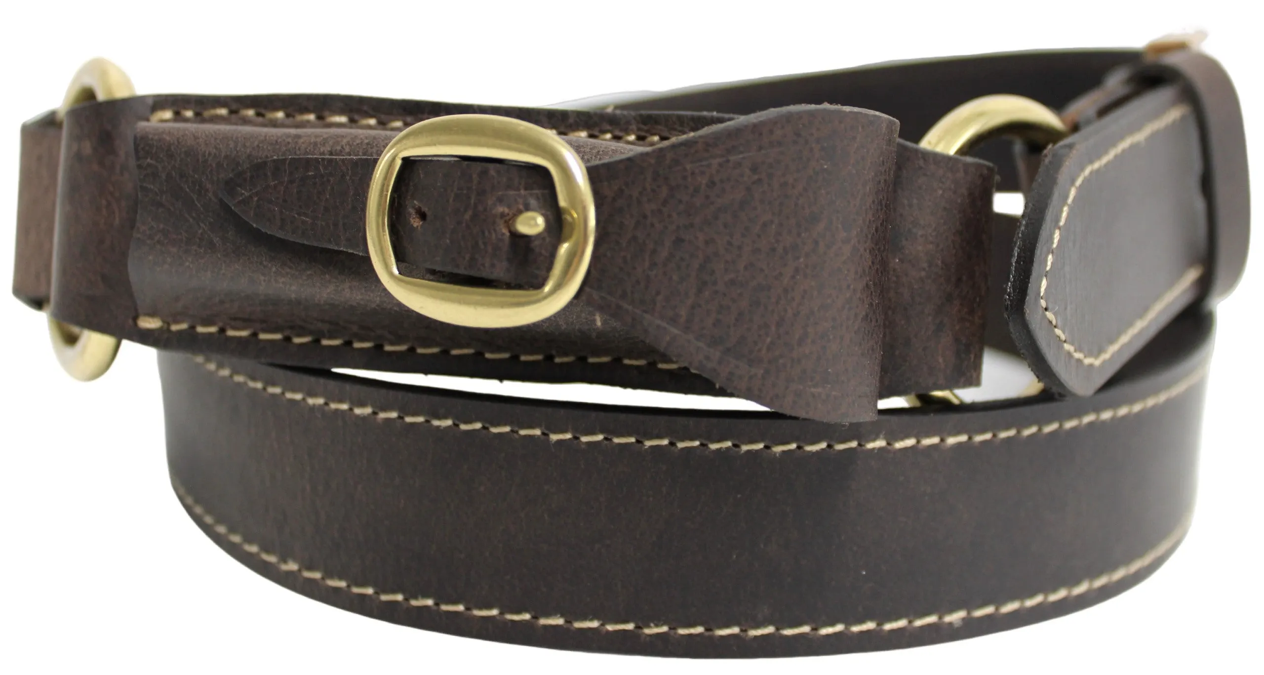 Quality Full Grain Leather Hobble Belt. Colour: Brown. Style No: 42029.