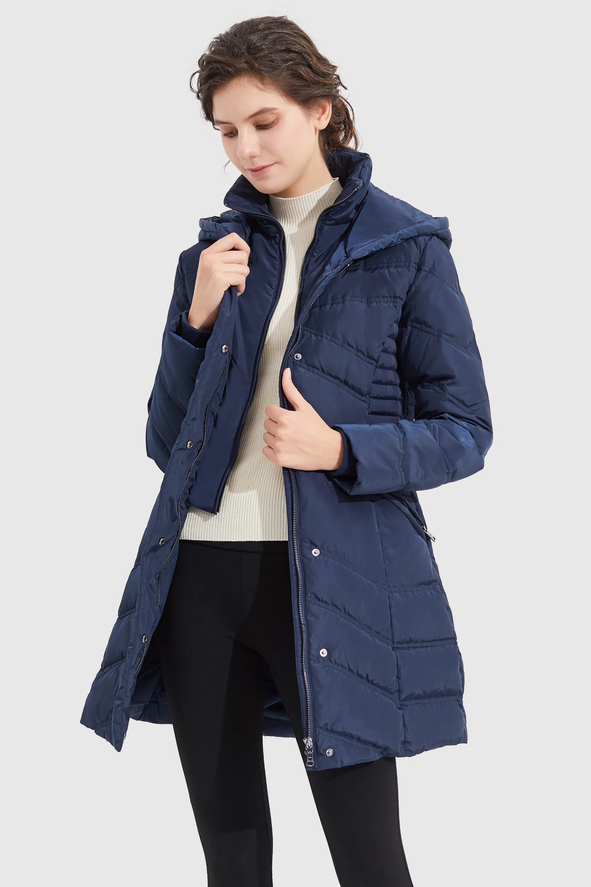 Quilted Thickened Puffer Down Jacket