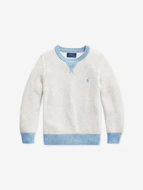 Ralph Lauren Boys Sweater - Heather Logo Sweater