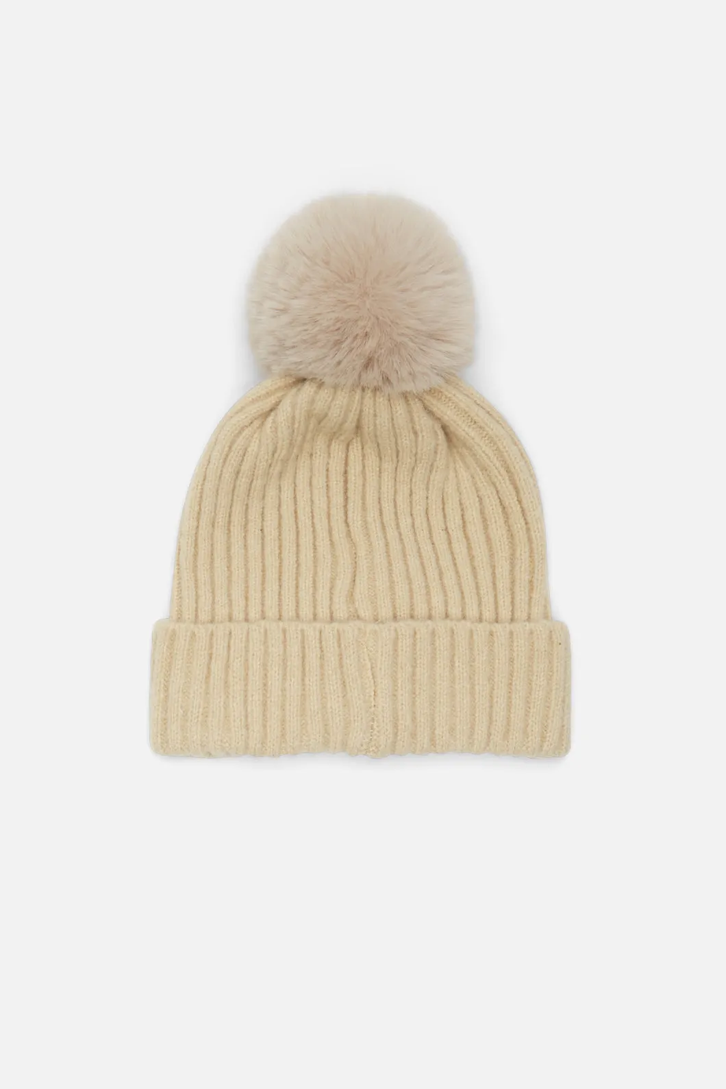 Rib Pom Beanie