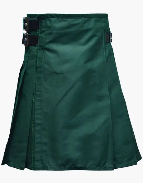 ROUGH EDGES ON A GREEN KILT