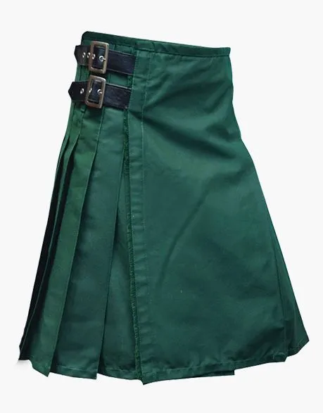 ROUGH EDGES ON A GREEN KILT