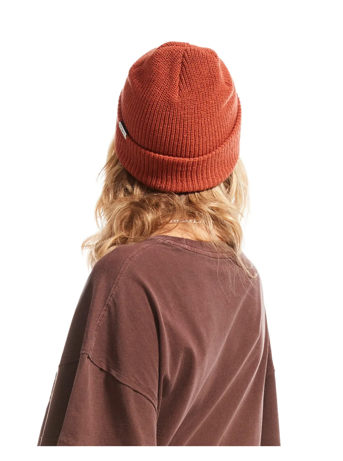 Roxy Island Fox Beanie-Cedar Wood