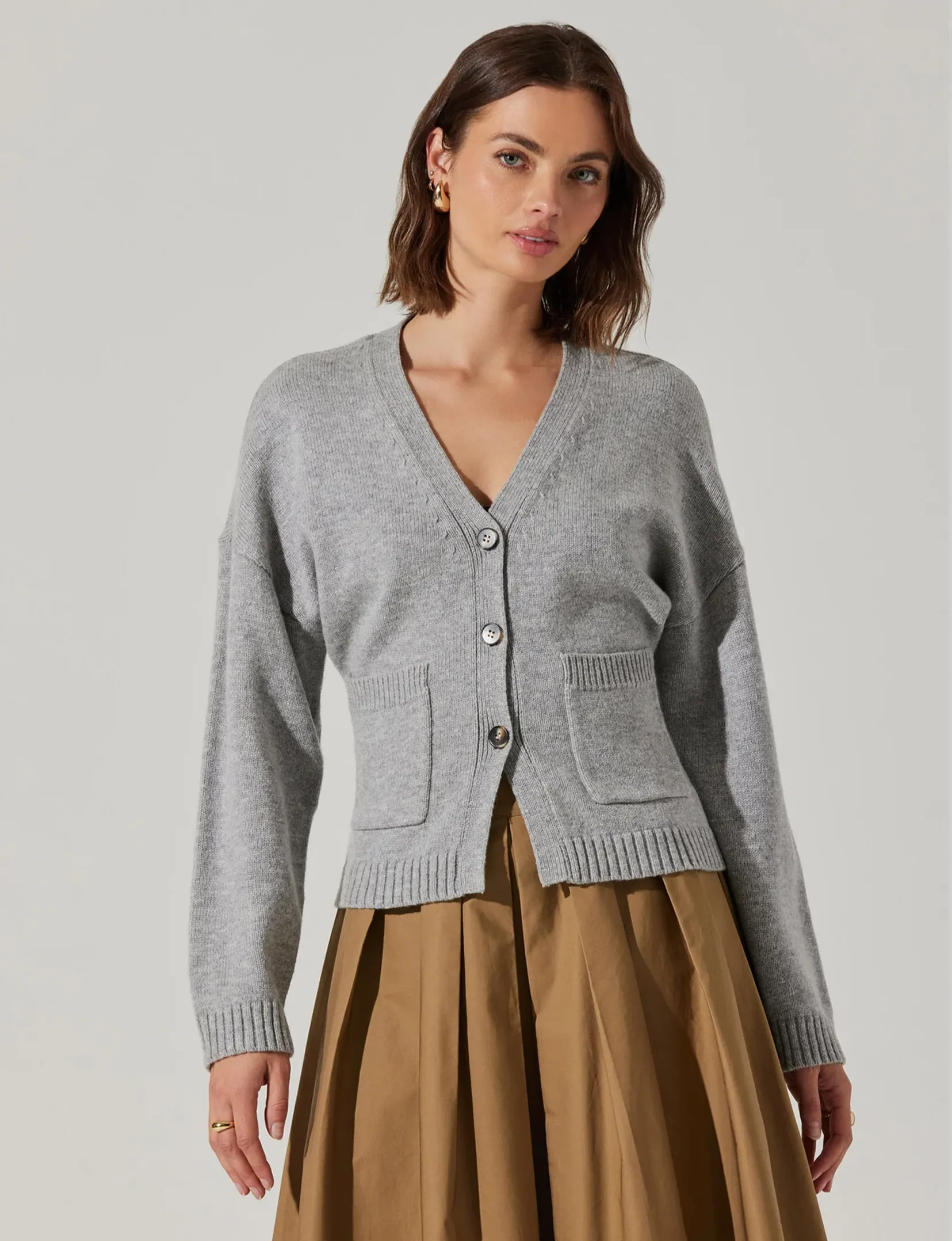 Saffi Sweater, Heather Grey