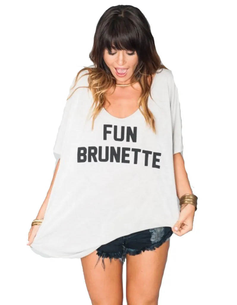 Show Me Your Mumu Benji Tunic Tee in Fun Brunette