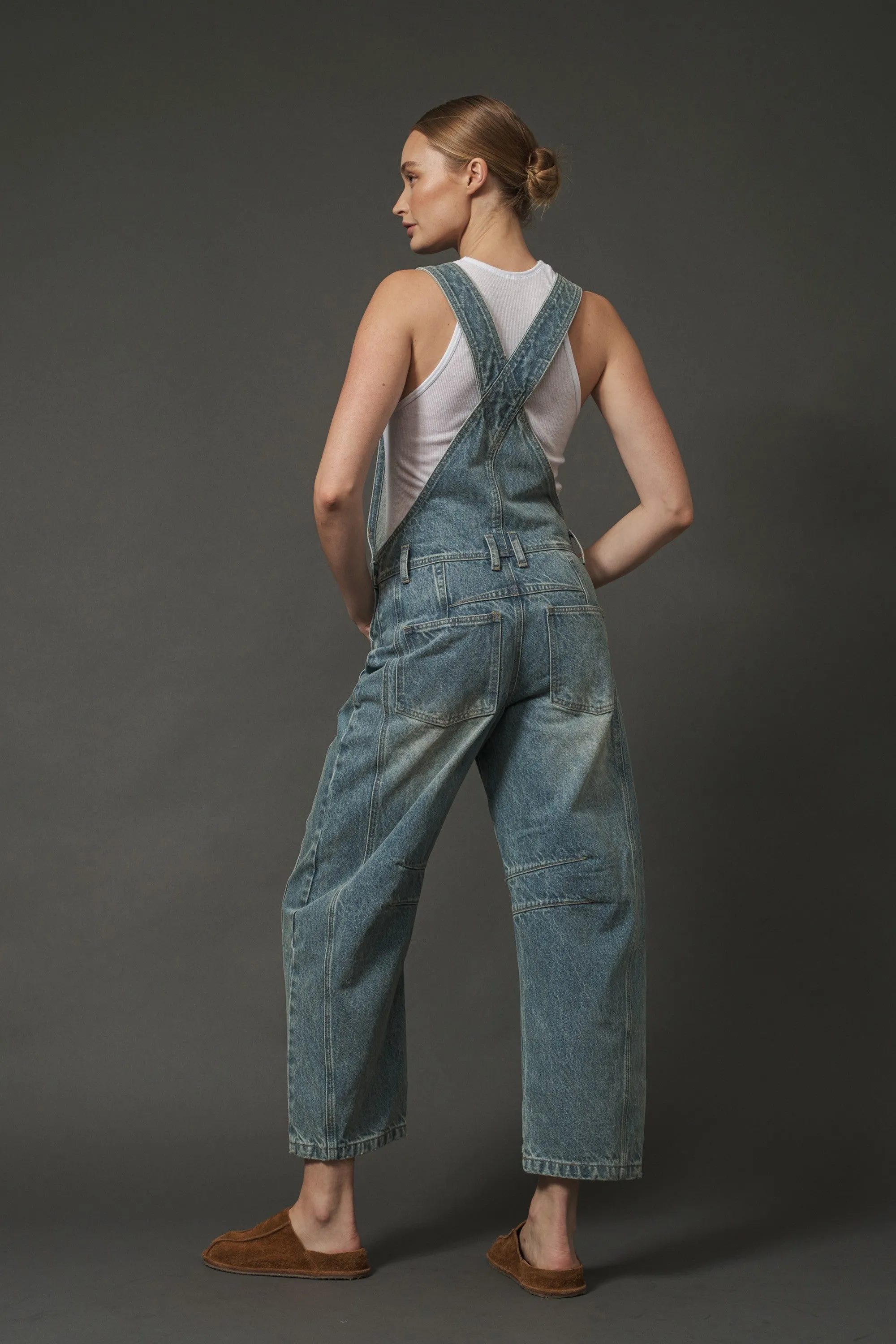 Slouchy Barrel Overalls