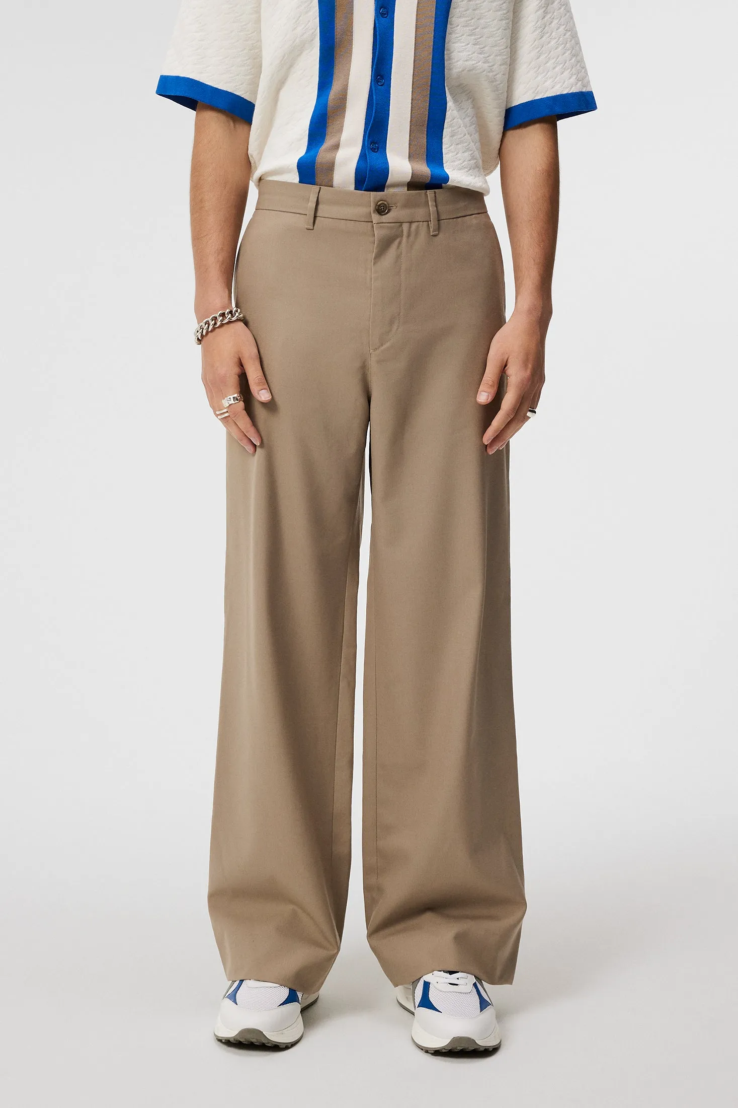 Sonny Wide Wool Pants / Batique Khaki