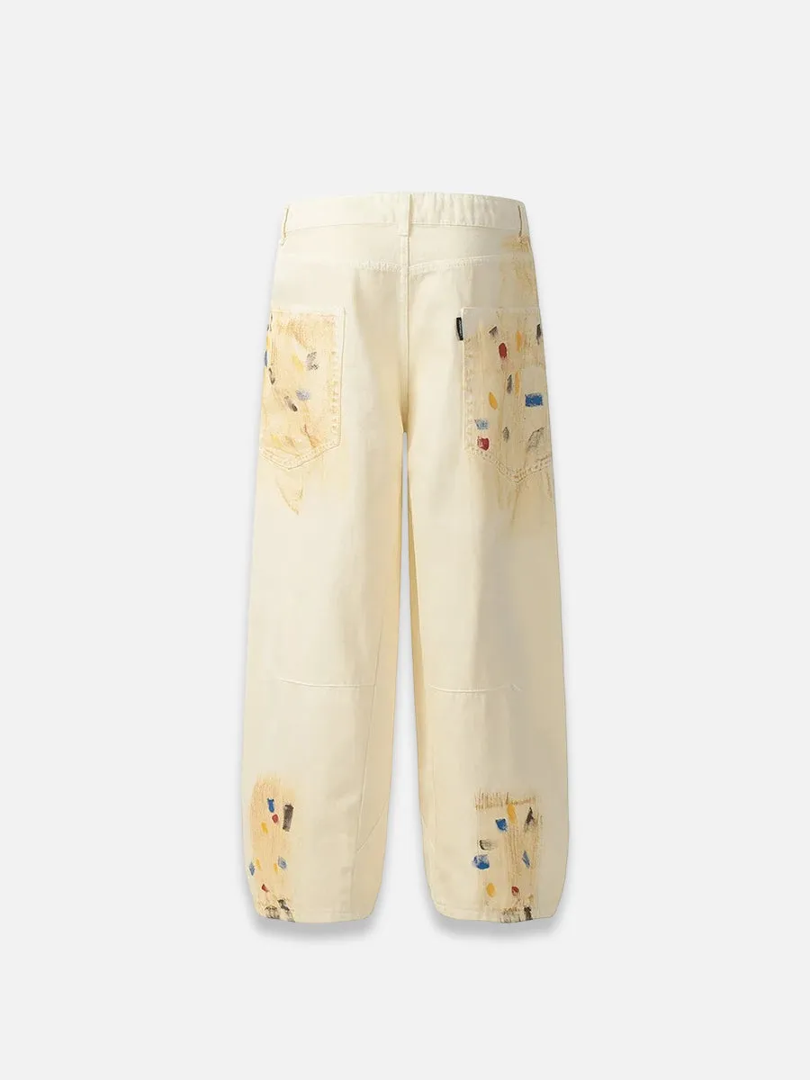 Splatter Paint Jeans