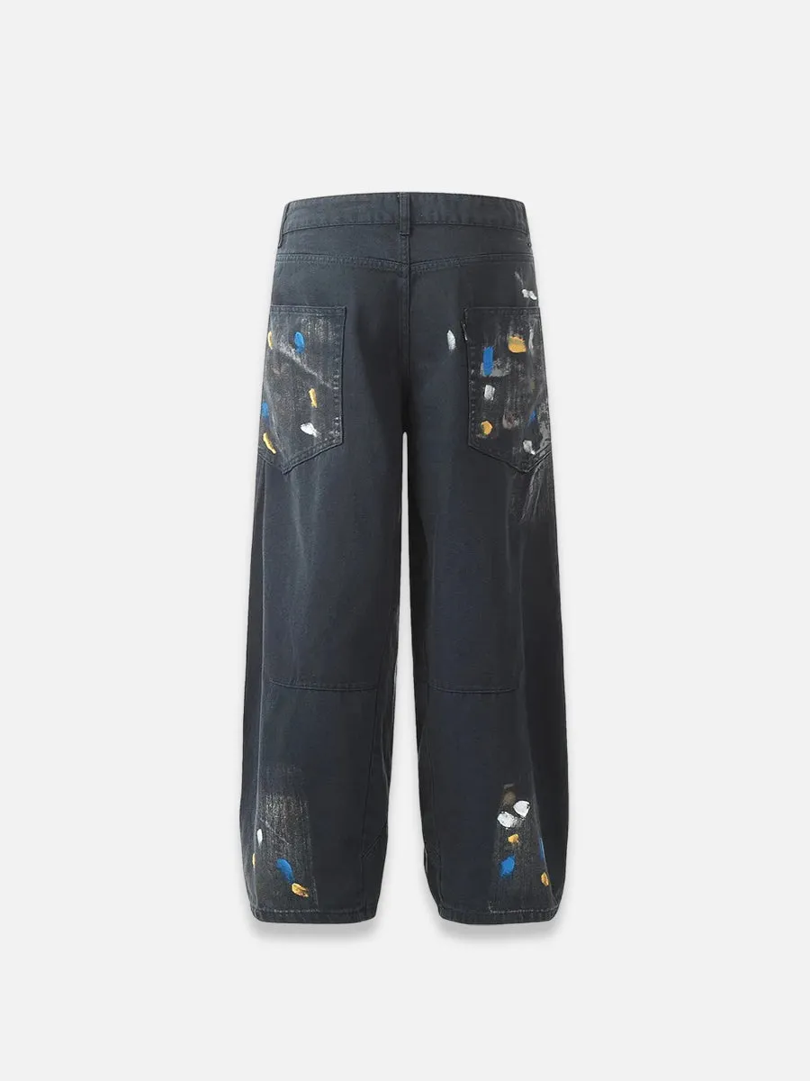 Splatter Paint Jeans