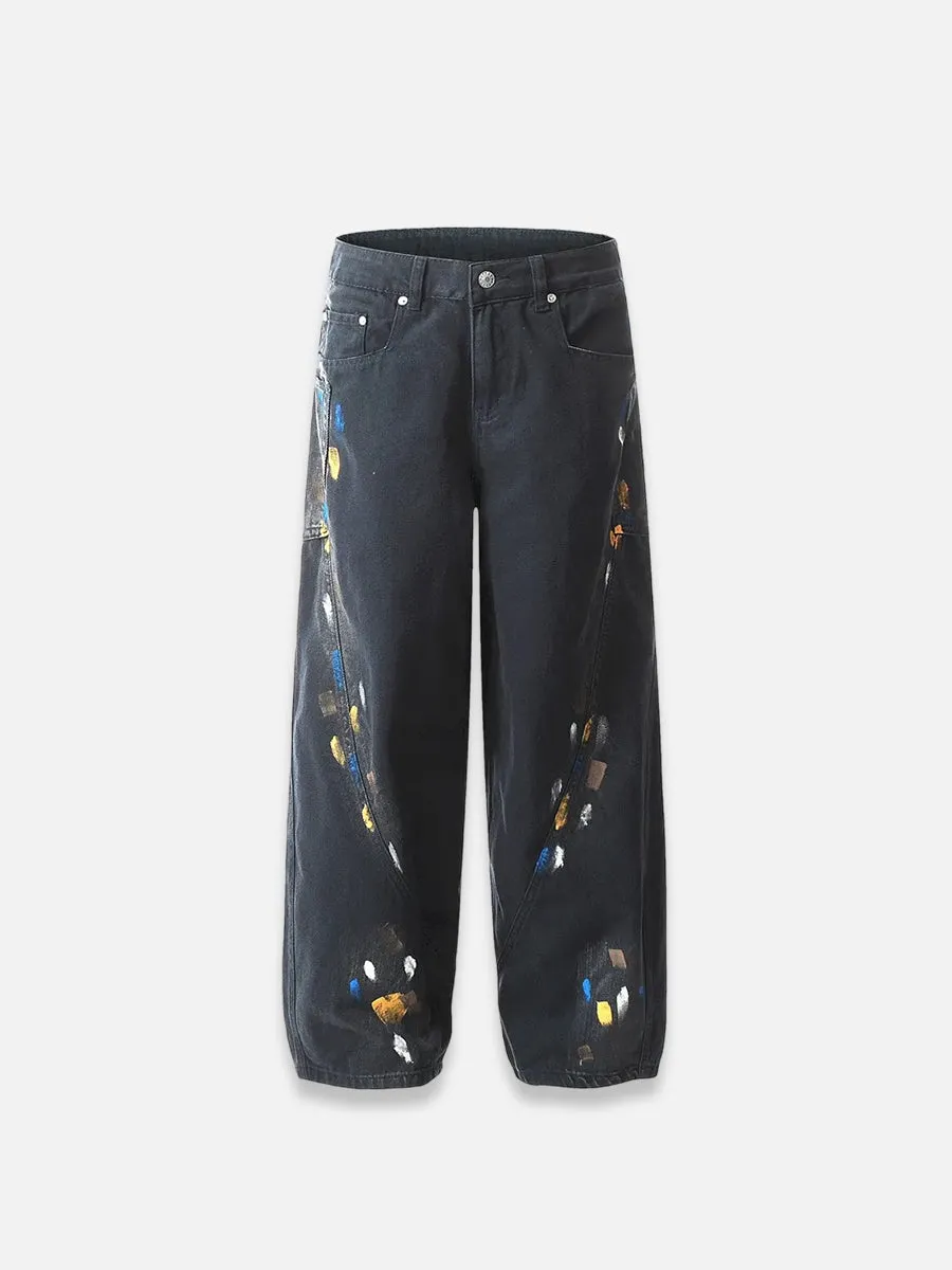 Splatter Paint Jeans