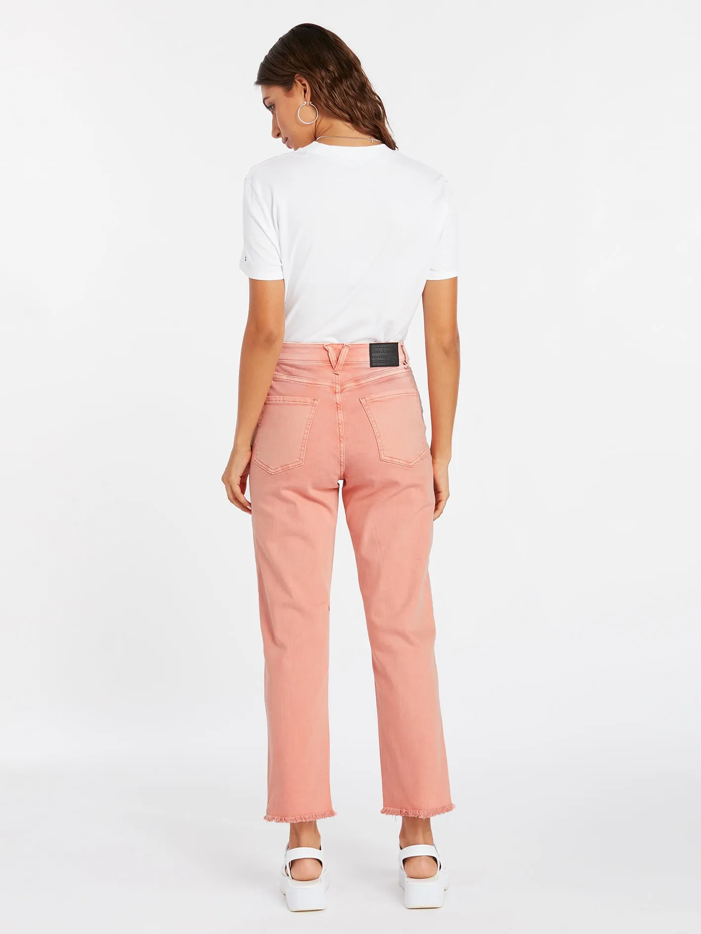 Stone Step High Rise Pant - Light Mauve