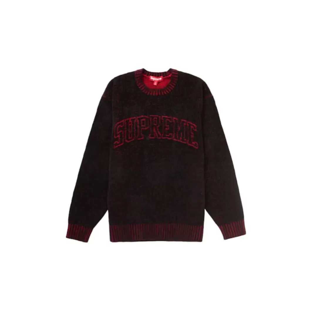 Supreme Contrast Arc Sweater 'Black' (2024)