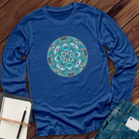 Teal Stained Glass Long Sleeve