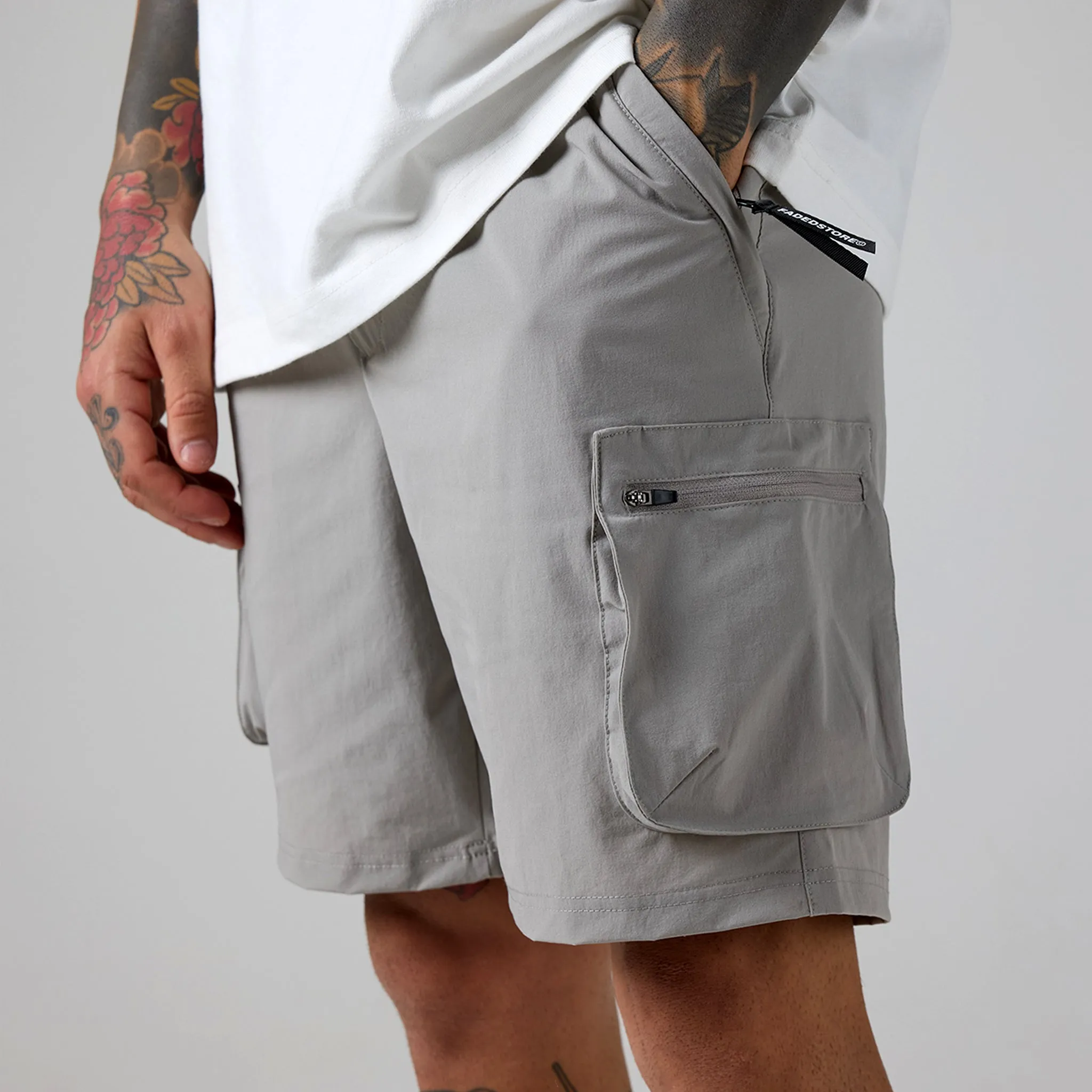 Tech Utility Short | Stone