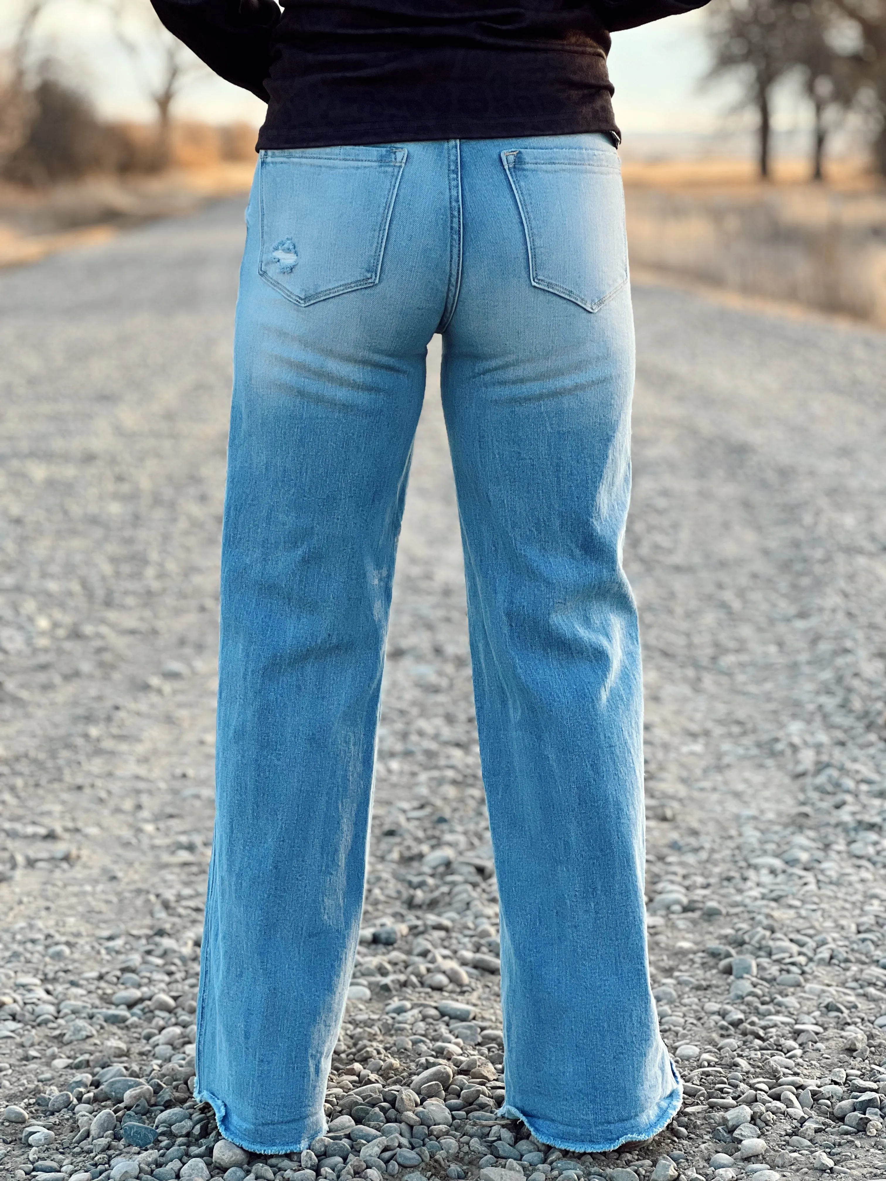 The Blakely Distressed Light Wash Jean