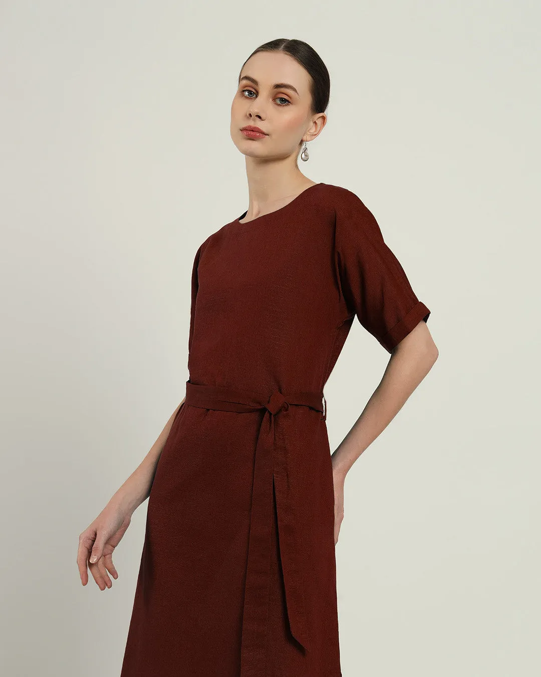 The Tayma Rouge Cotton Dress