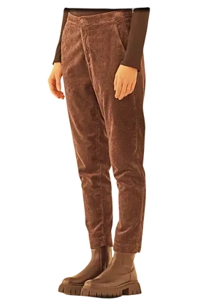 Transit Par Such Straight Leg Cord Pants in Rust