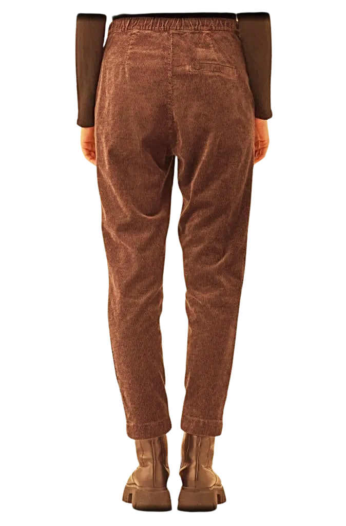 Transit Par Such Straight Leg Cord Pants in Rust