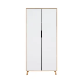 Tutti Bambini Fika Wardrobe - White/Light Oak