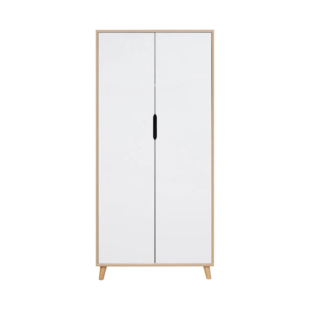 Tutti Bambini Fika Wardrobe - White/Light Oak