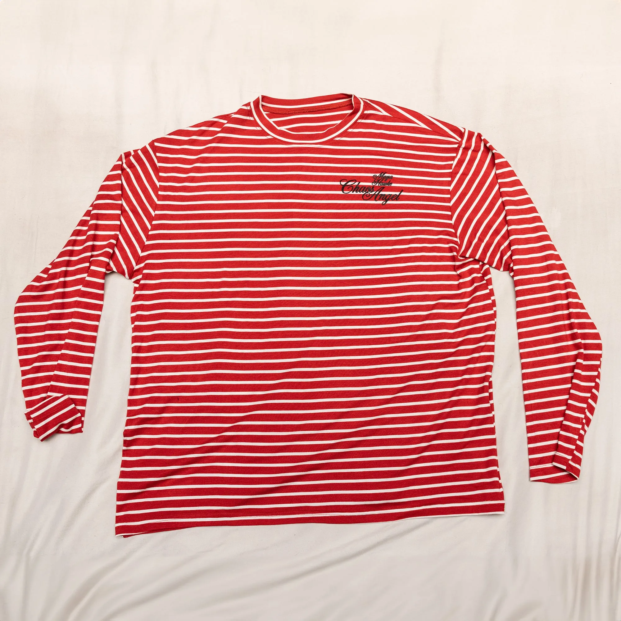 Unisex Long Sleeve Striped Tee