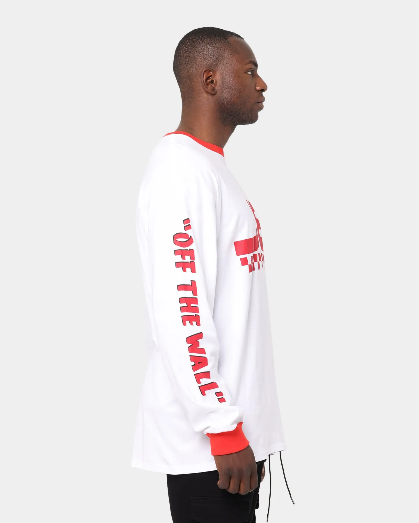 Vans X SE Bikes Long Sleeve T-Shirt White/Red